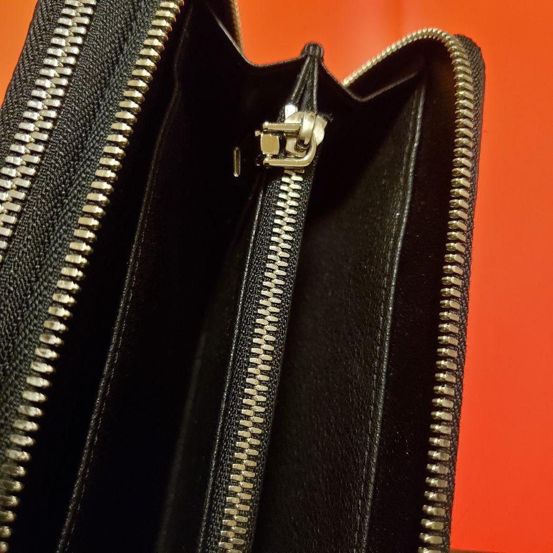 【高品質ワニ革】シャムワニ、クロコダイルレザーのダブルファスナー長財布