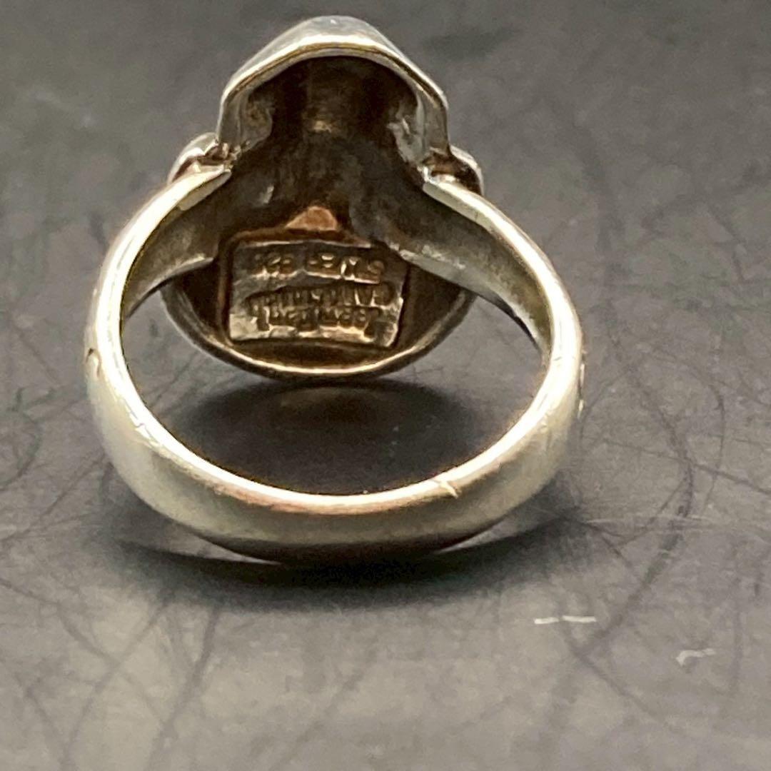 【美品】ジャンポールゴルチエ　ピンキーリング　スカル　シルバー925 ロゴ刻印