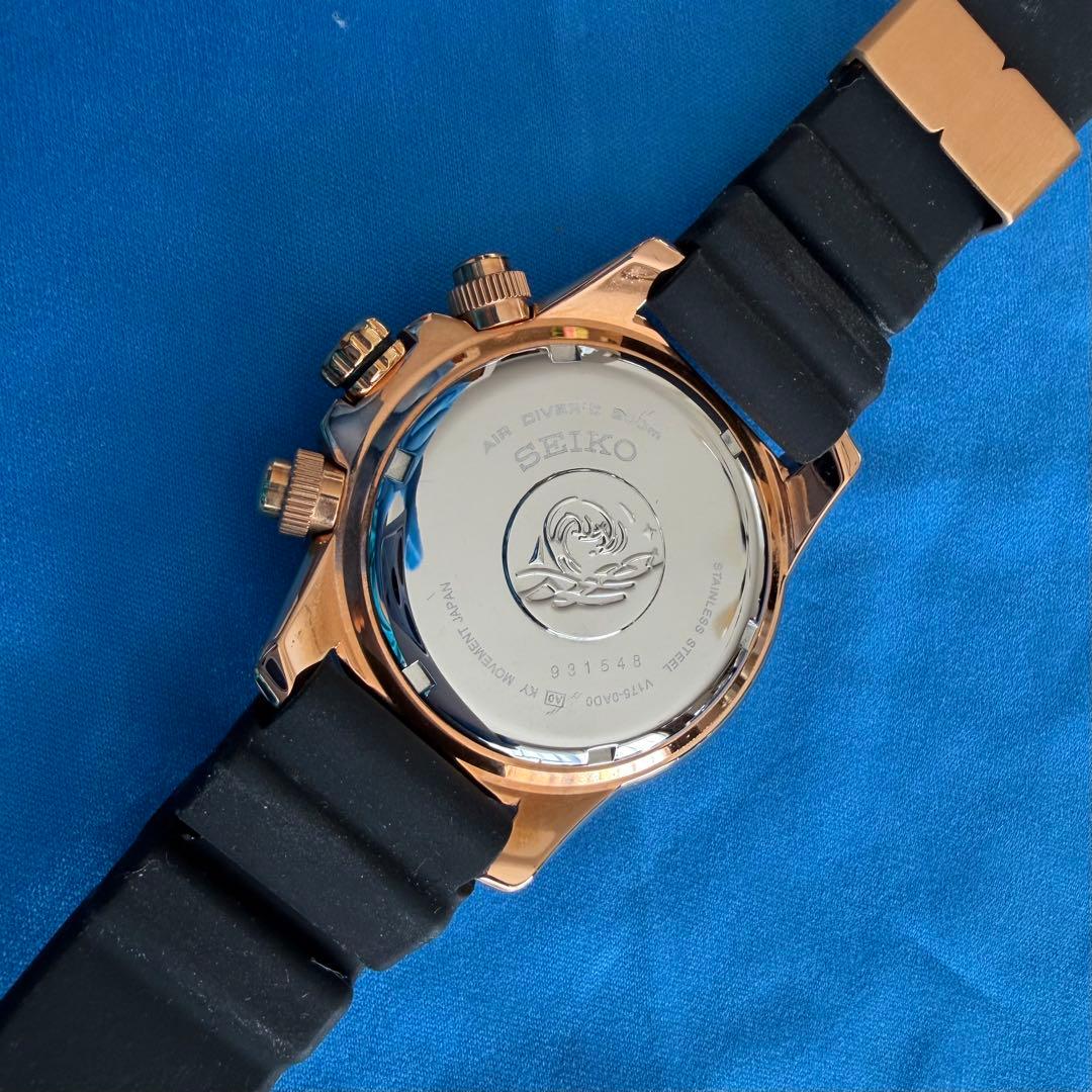 SEIKO PROSPEX SSC618P1ソーラークロノ ダイバー美品箱なし
