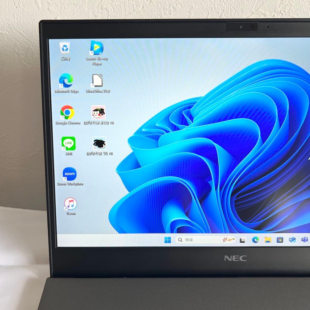 NEC ノートパソコン PC SSD256 10世代 Windows11 A34
