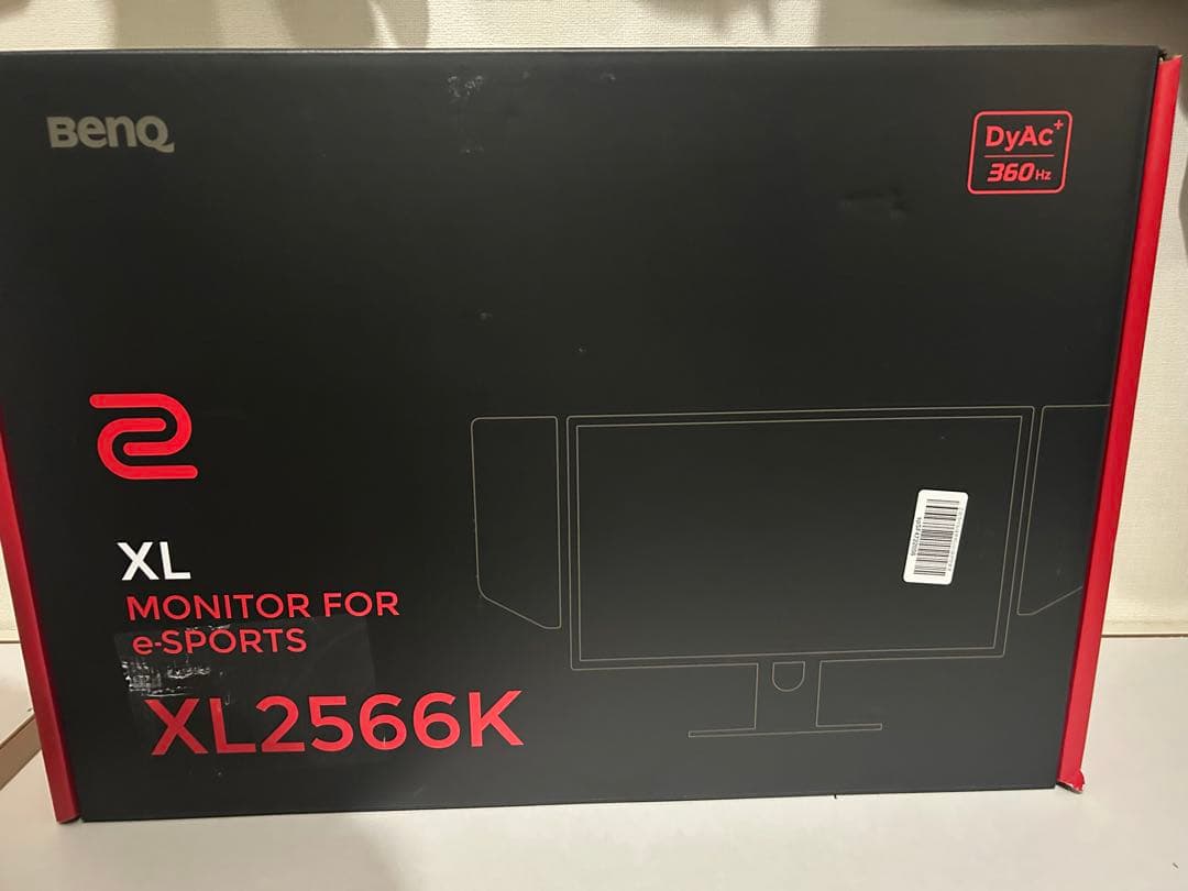 BenQ Zowie XL2566K 360hzモニター
