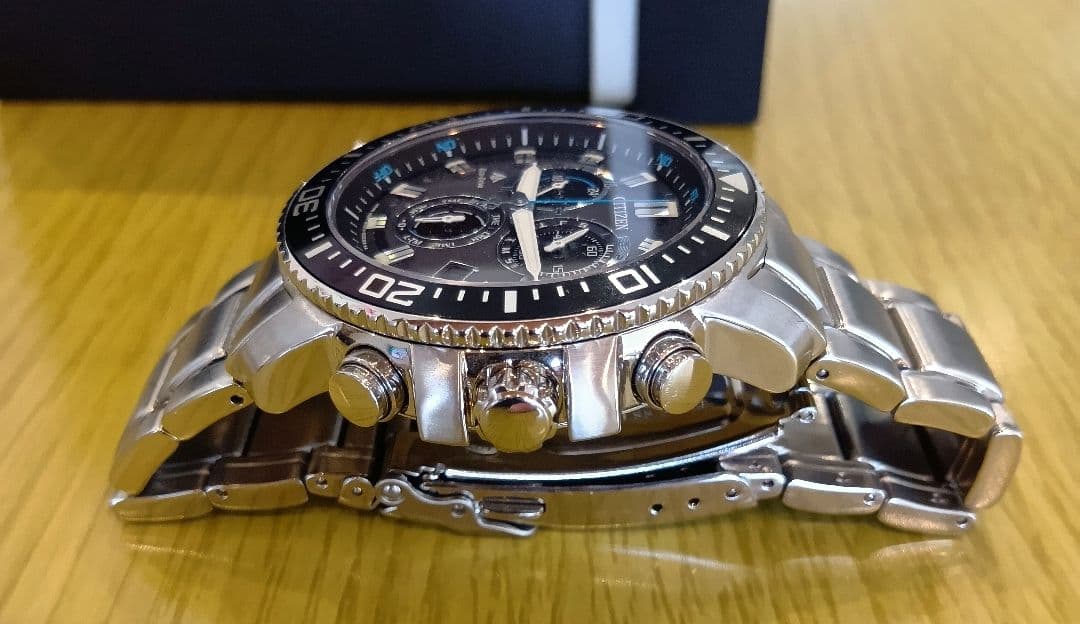 シチズン プロマスター LANDシリーズ　エコドライブ　電波時計 クロノグラ