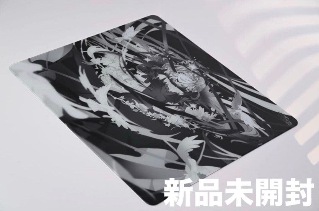 【未開封】Uncle Panda 不落羽 ガラスマウスパッド 450×400mm