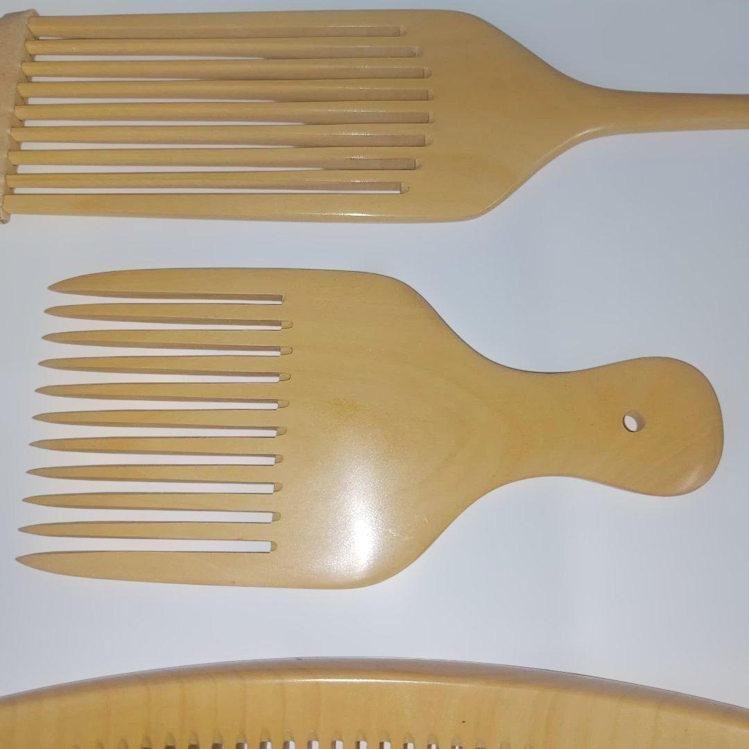 十三や　ツゲ櫛3本セット新品 　値下げしました。