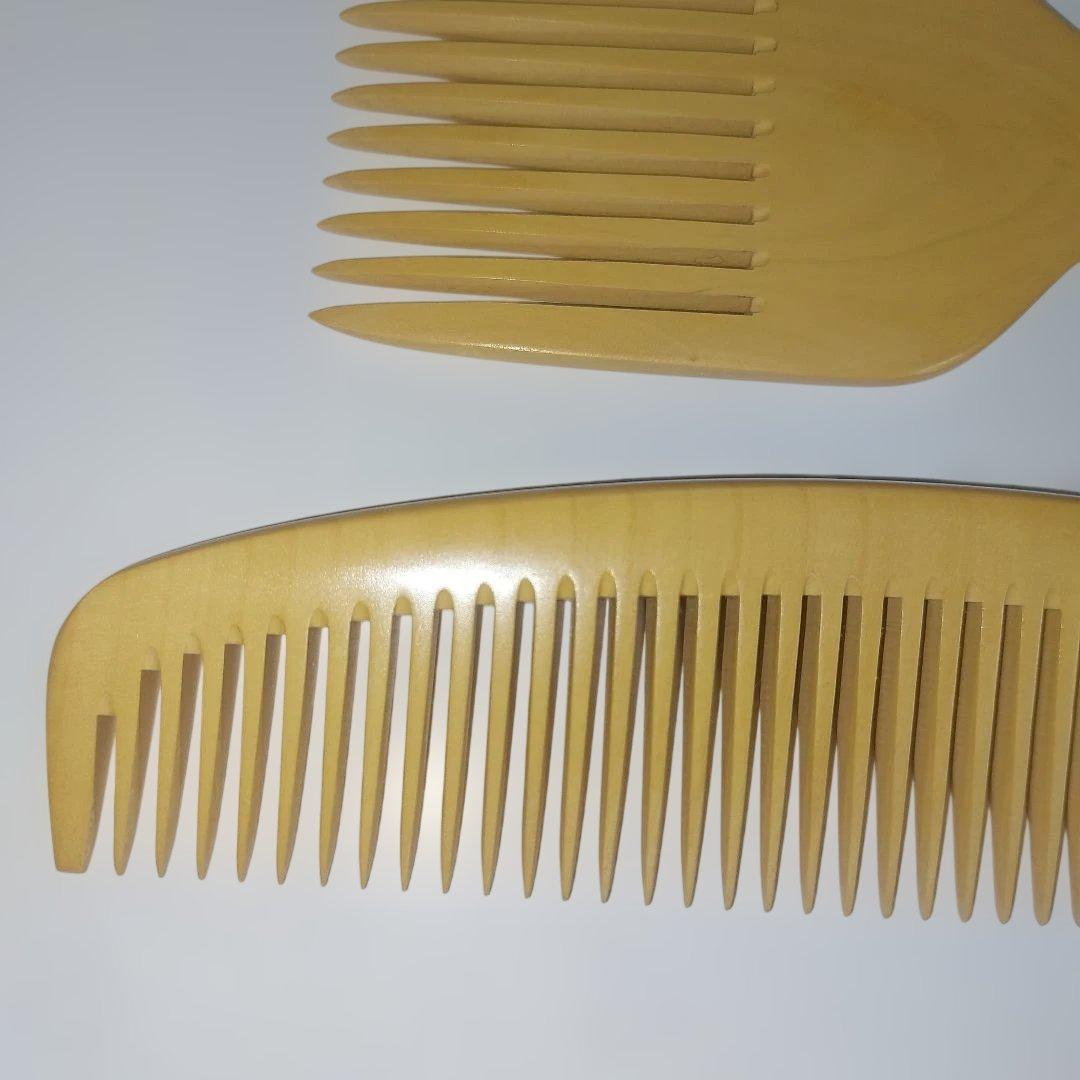 十三や　ツゲ櫛3本セット新品 　値下げしました。