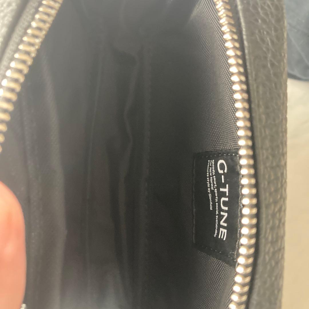 G-TUNE by GLENFIELD ブラックレザーポーチ