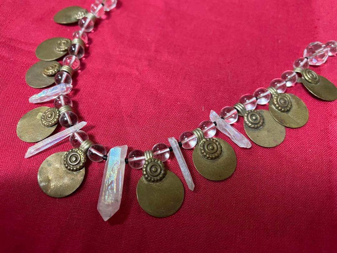 期間限定値下げ！ 堂本剛 さん着用 デザイン クリスタルネックレス