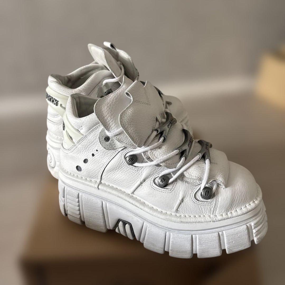 靴 New Rock White sneaker 43 rare