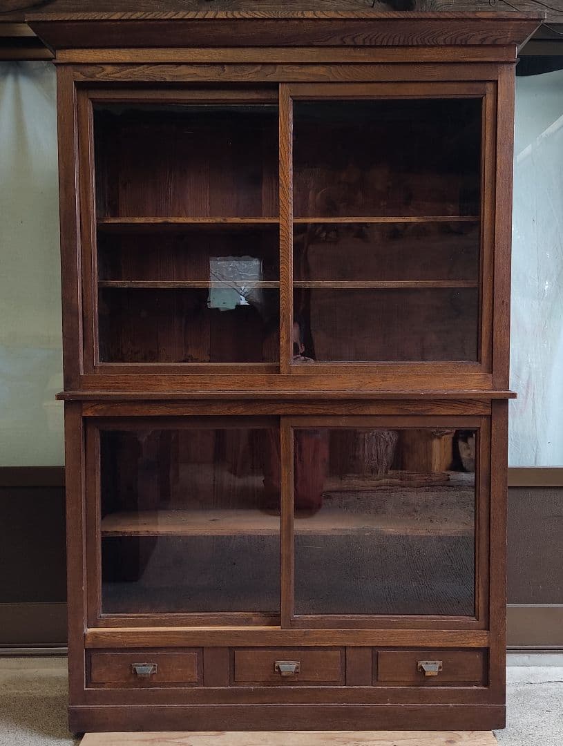 【祐子】 02 陳列棚 アンティーク レトロ 骨董 古家具