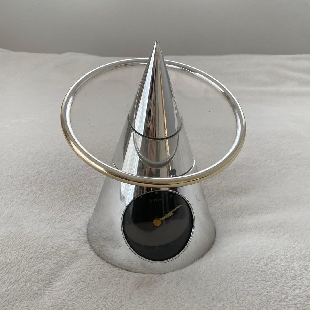 【可動品】vintage SEIKO 置時計 スペースエイジ