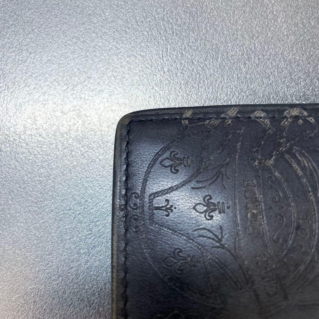 Berluti ベルルッティ サンタル フラップ 長財布 中古 折り目スレあり