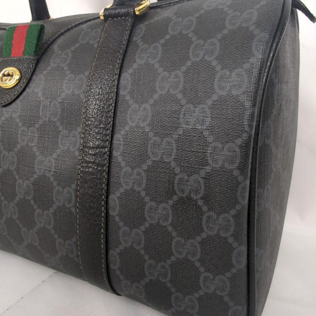 【美品】GUCCI オールド グッチ シェリーライン ミニ ボストンバッグ