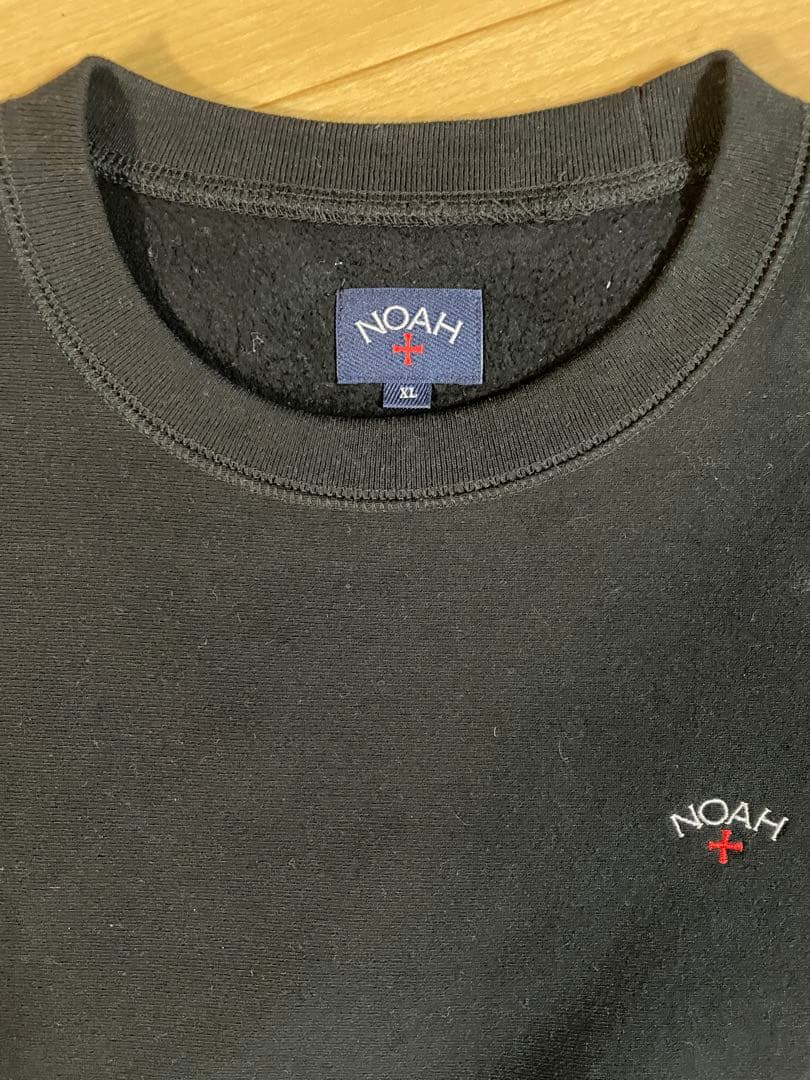 NOAH クルーネック　スウェット　XL ブラック