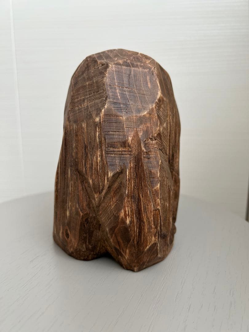 吉田マホガニー ／ 翠帆　木彫り