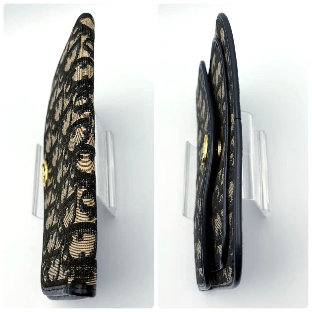 【希少】ディオール オールドトロッター柄 クラッチポーチ ヴィンテージ ネイビー