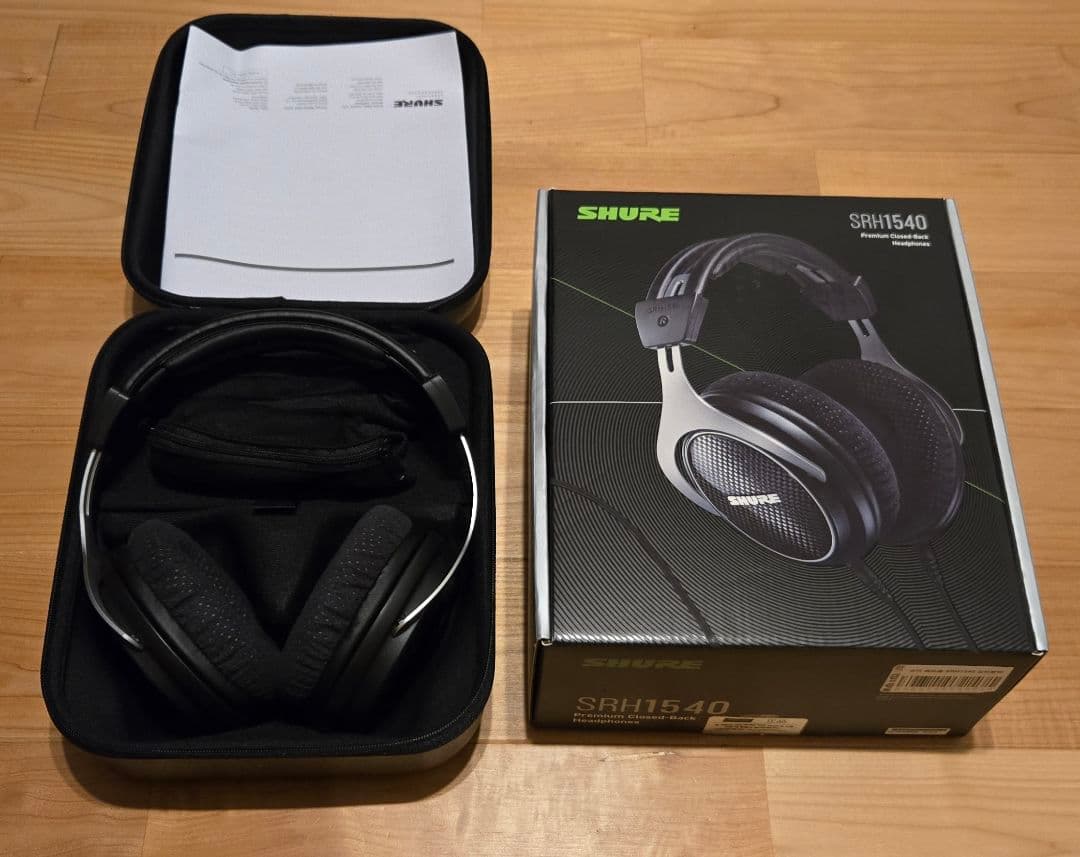 【美品】SHURE SRH1540 おまけケーブル付き