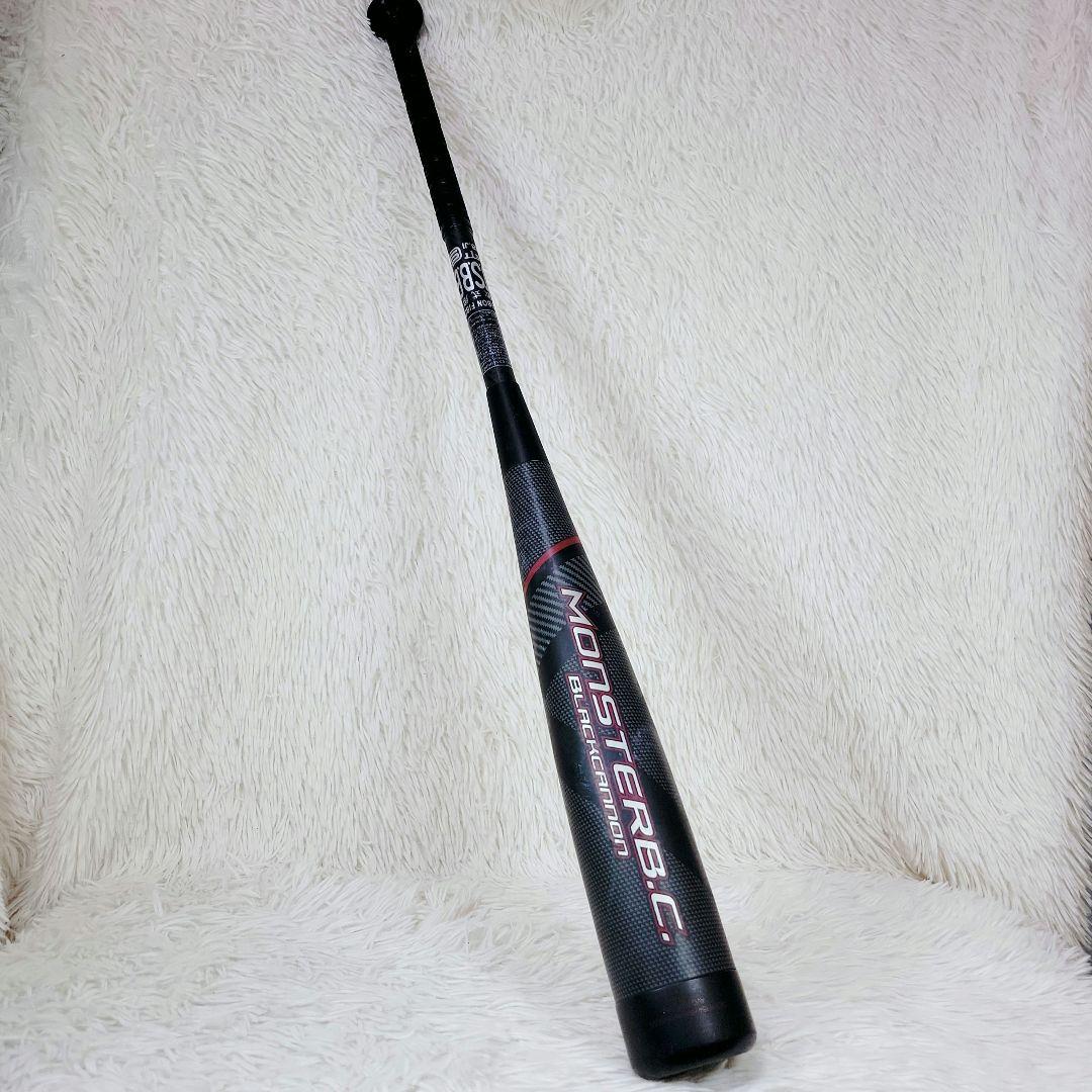 爆飛✨ZETT モンスター ブラックキャノン 一般軟式 バット 84cm