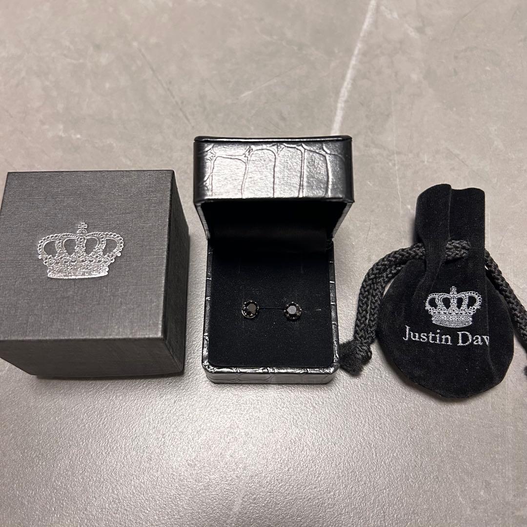 ジャスティンデイビス　クラウン両耳ピアス