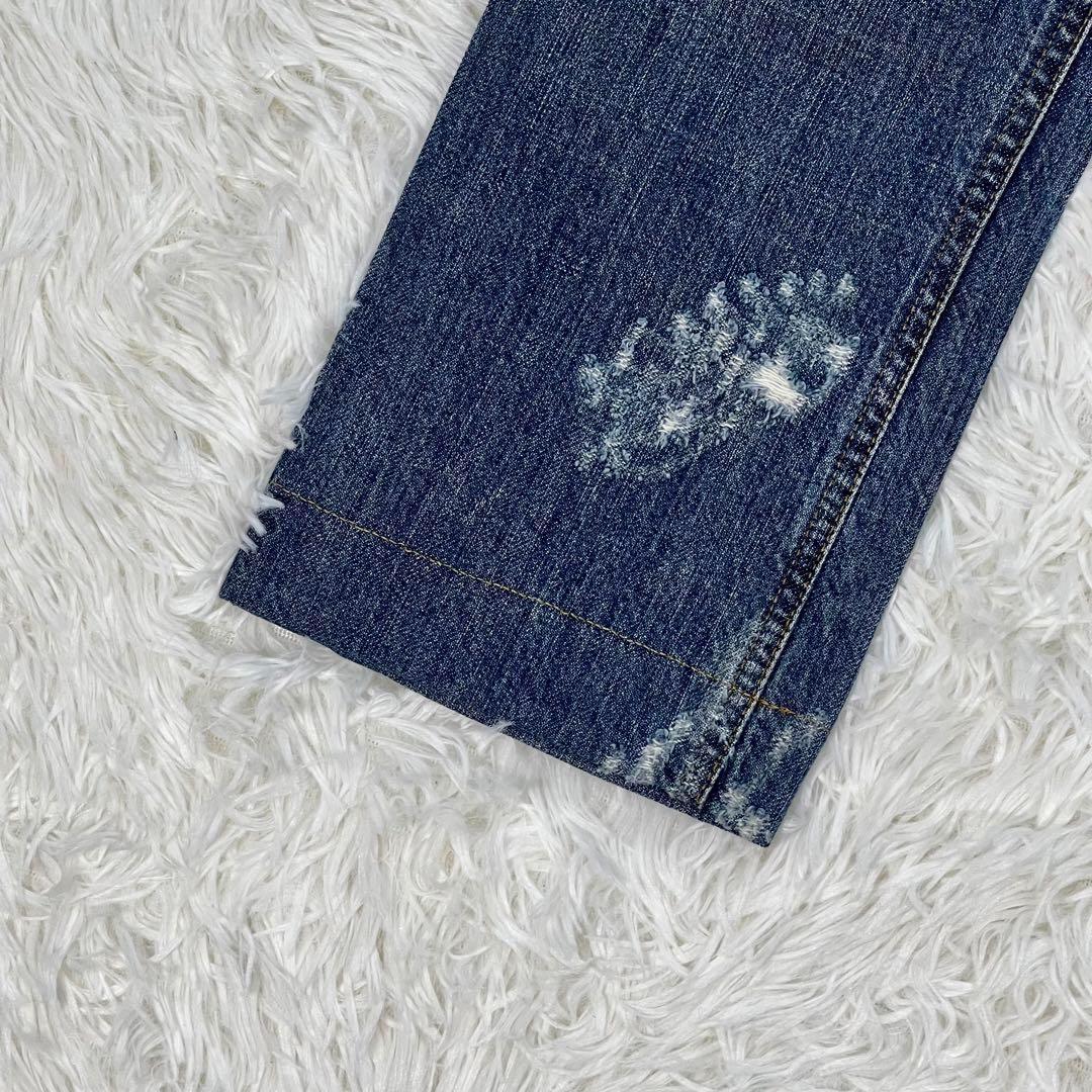 【名作】ドルチェアンドガッバーナ2006SSハトメスタッズ クラッシュデニム46