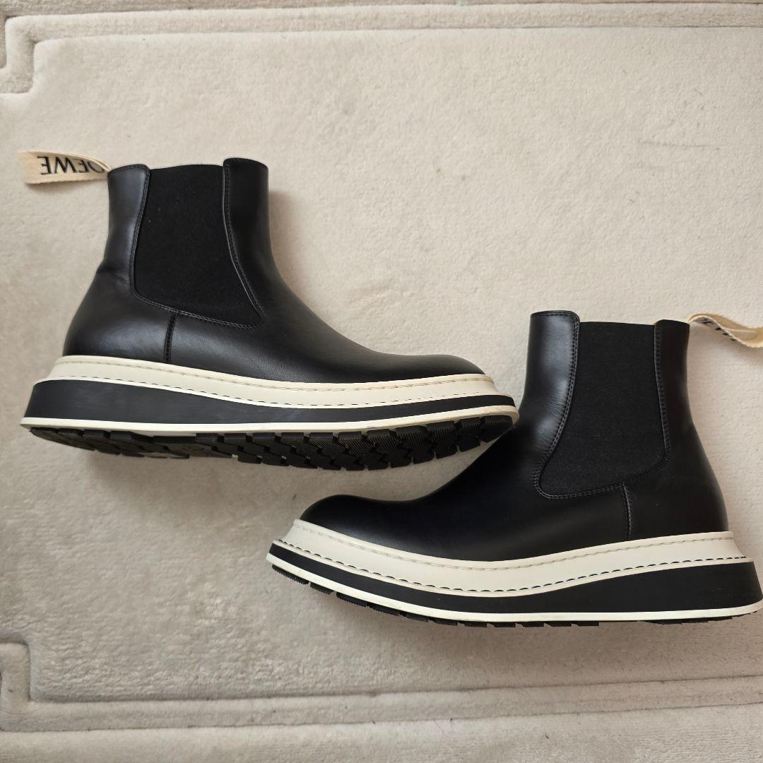 LOEWE サイドゴアブーツ　ブラック　チェルシーブーツ　レザー