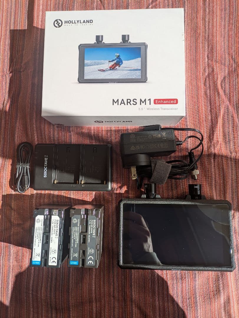 HOLLYLAND MARS M1ワイヤレストランスミッター　モニター　撮影用