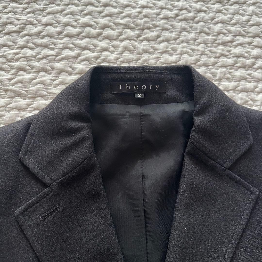 セオリー　パンツスーツ　ウール　サイズ2 ブラック
