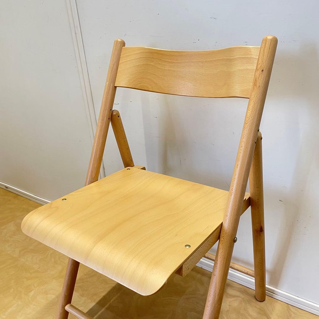 無印良品 折りたたみ椅子 木製 フォールディングチェア 折り畳み椅子 チェア