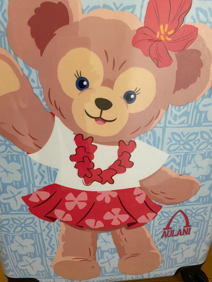 希少！美品！ディズニー　アウラニ　ダッフィー　スーツケース