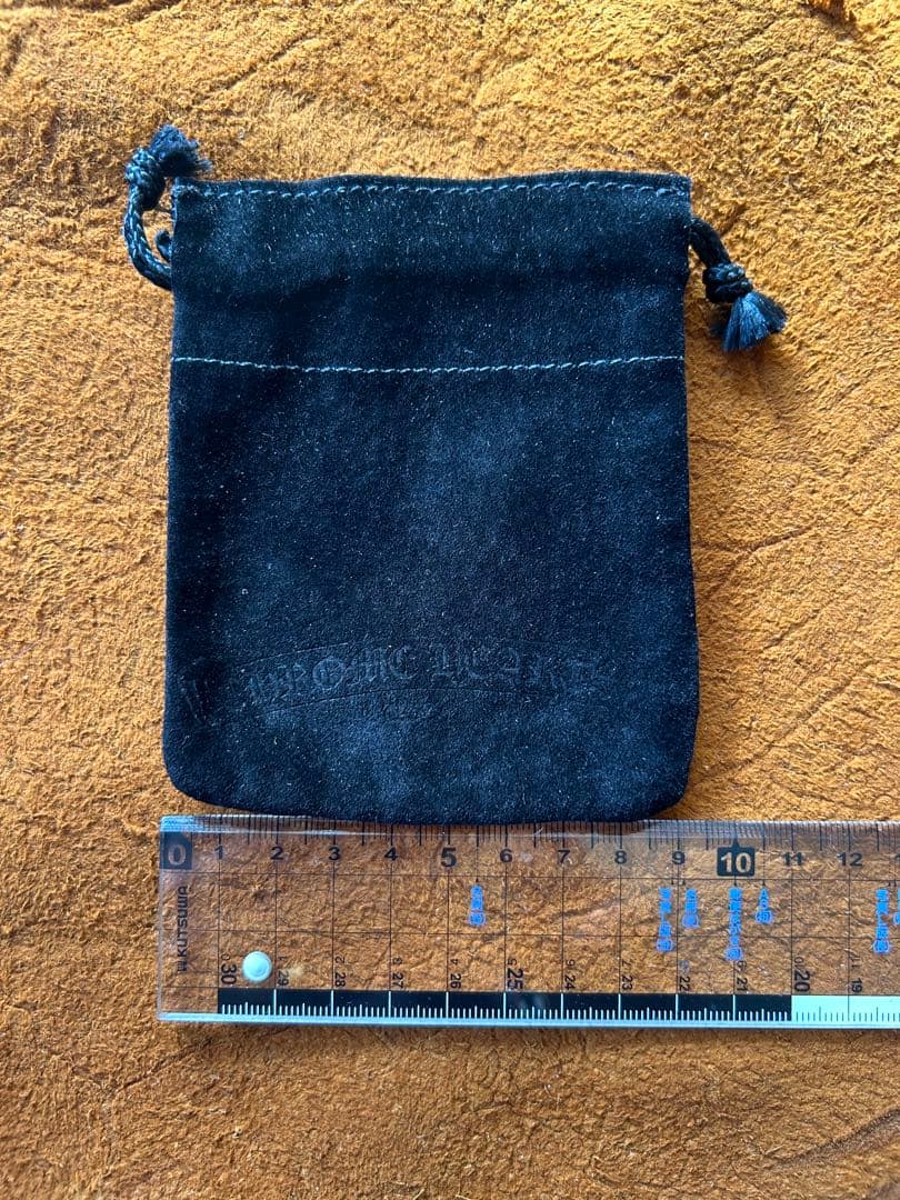 クロムハーツ 革袋 レザーポーチ 巾着 保存袋