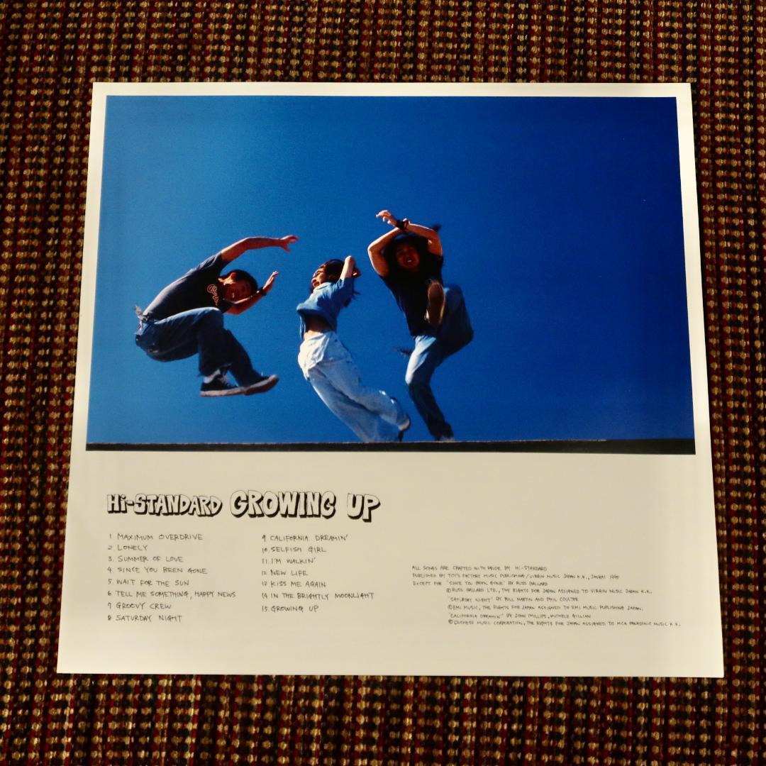 Hi-Standard / GROWING UP LP レコード 限定盤