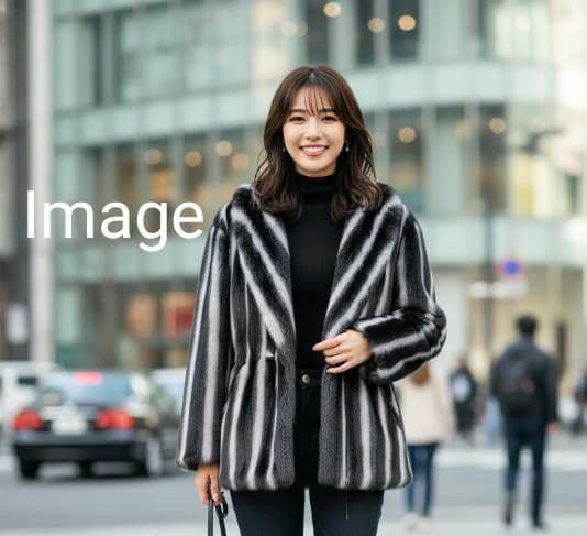 希少　90s IgaragéUOMO ミンク調ハーフコート Мサイズ　y2k