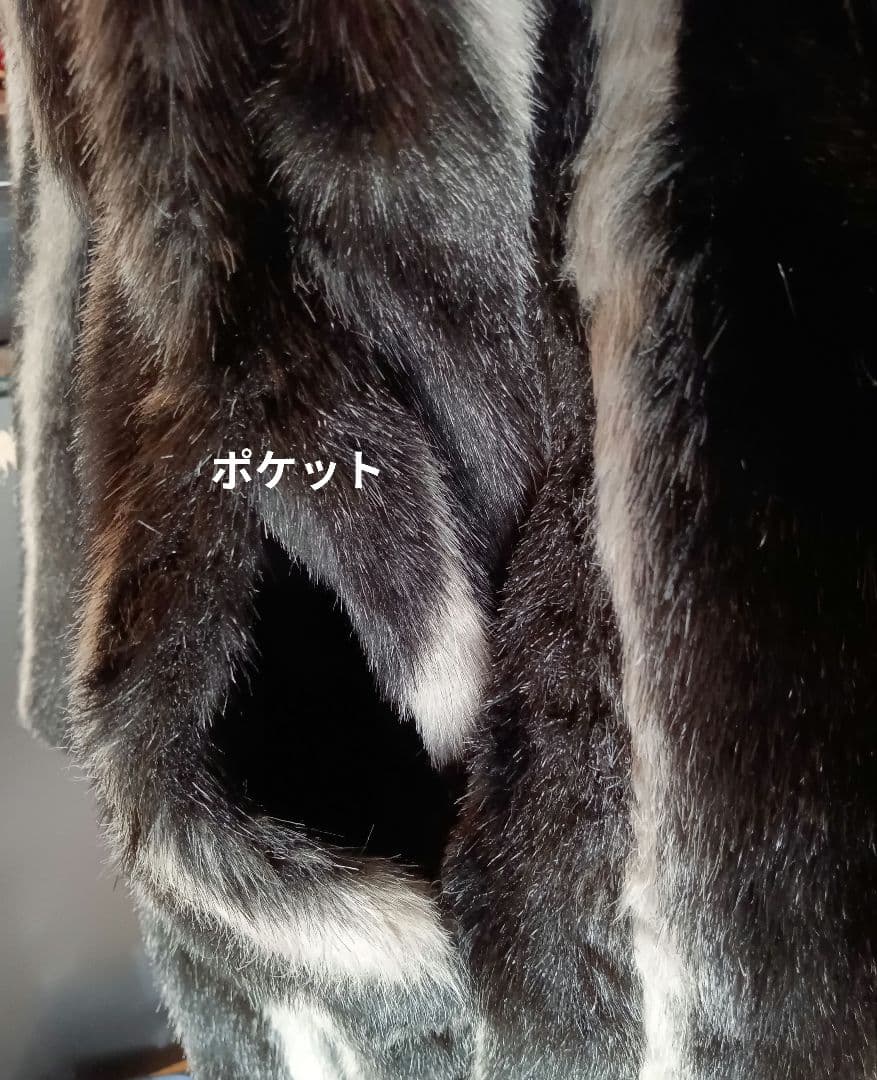 希少　90s IgaragéUOMO ミンク調ハーフコート Мサイズ　y2k