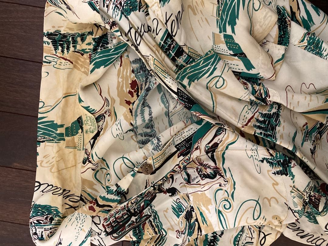 アロハシャツ　フラットヘッド　半袖