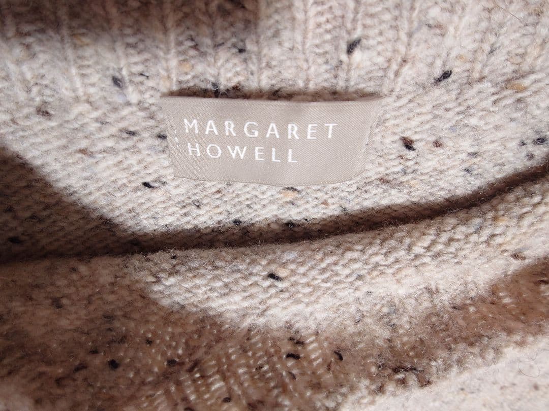 MARGARET HOWELL ドネガルウール　スコットランド製　ニット