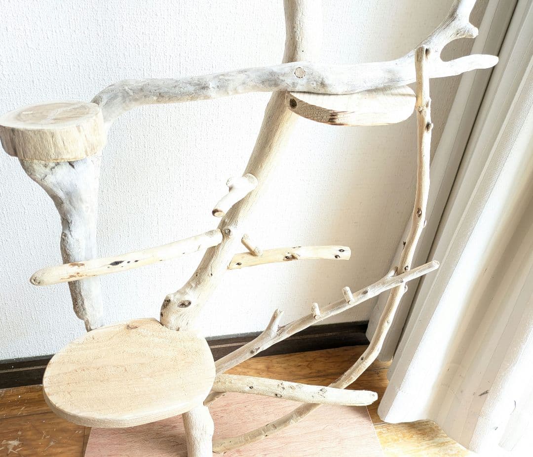 流木止まり木・バードタワー『癒しの森』高さ98cm