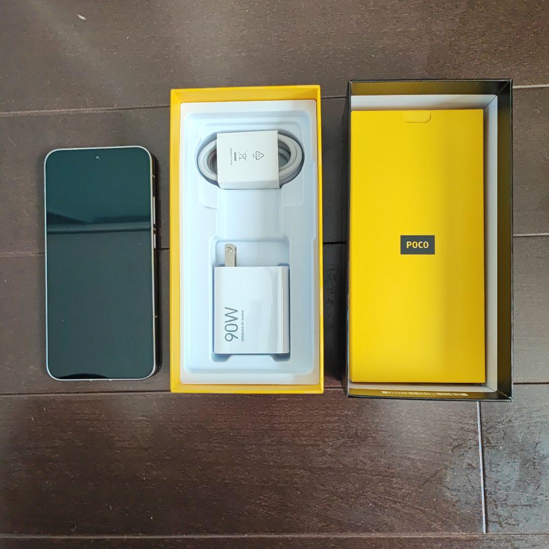 【ほぼ新品】POCO F7 12GB＋512GB【シルバー色】