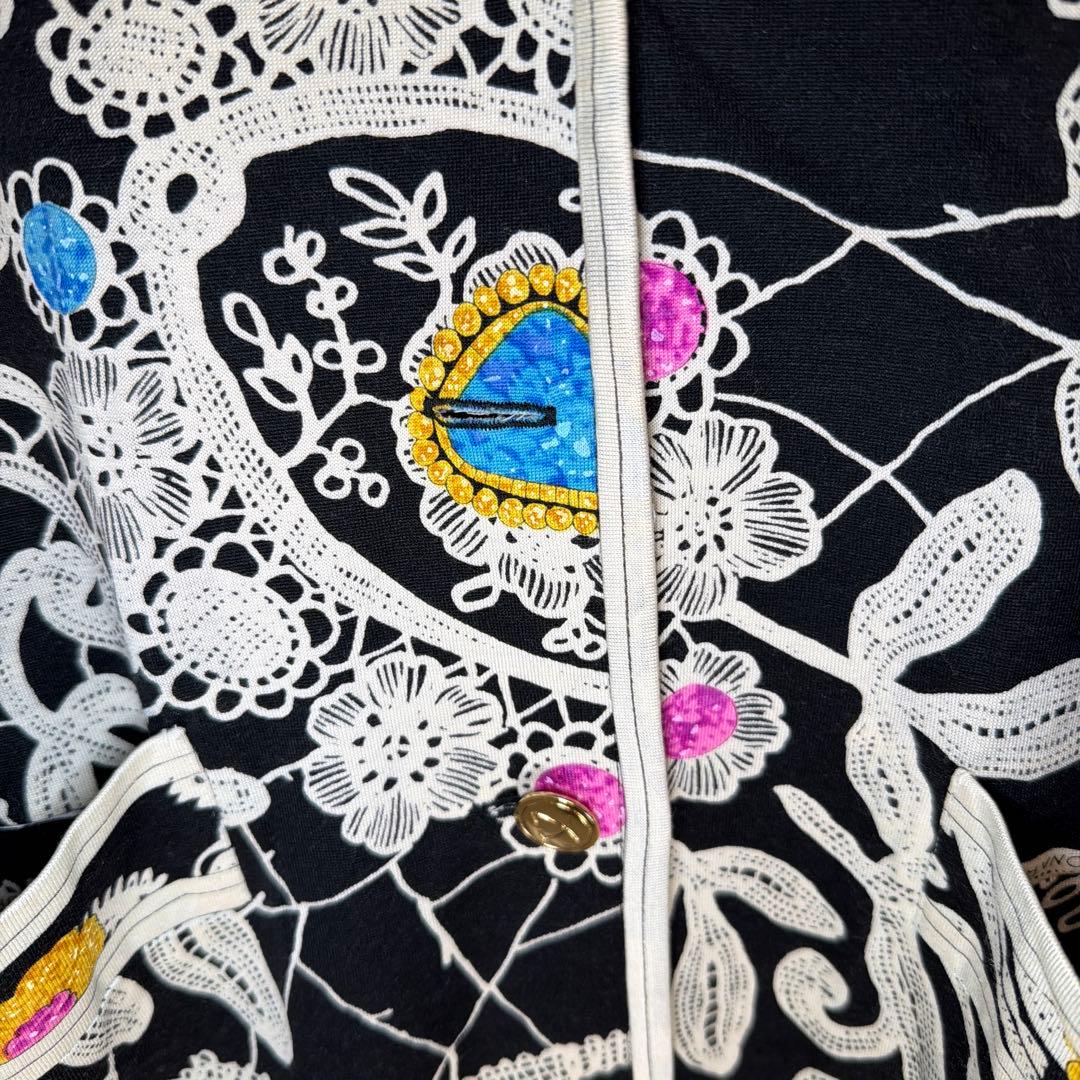 LEONARD レオナール シルクウール カーディガン Mサイズ