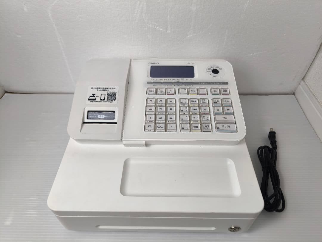 m*3様 新品（展示品）　カシオ　レジスター　SR-S200 - WH