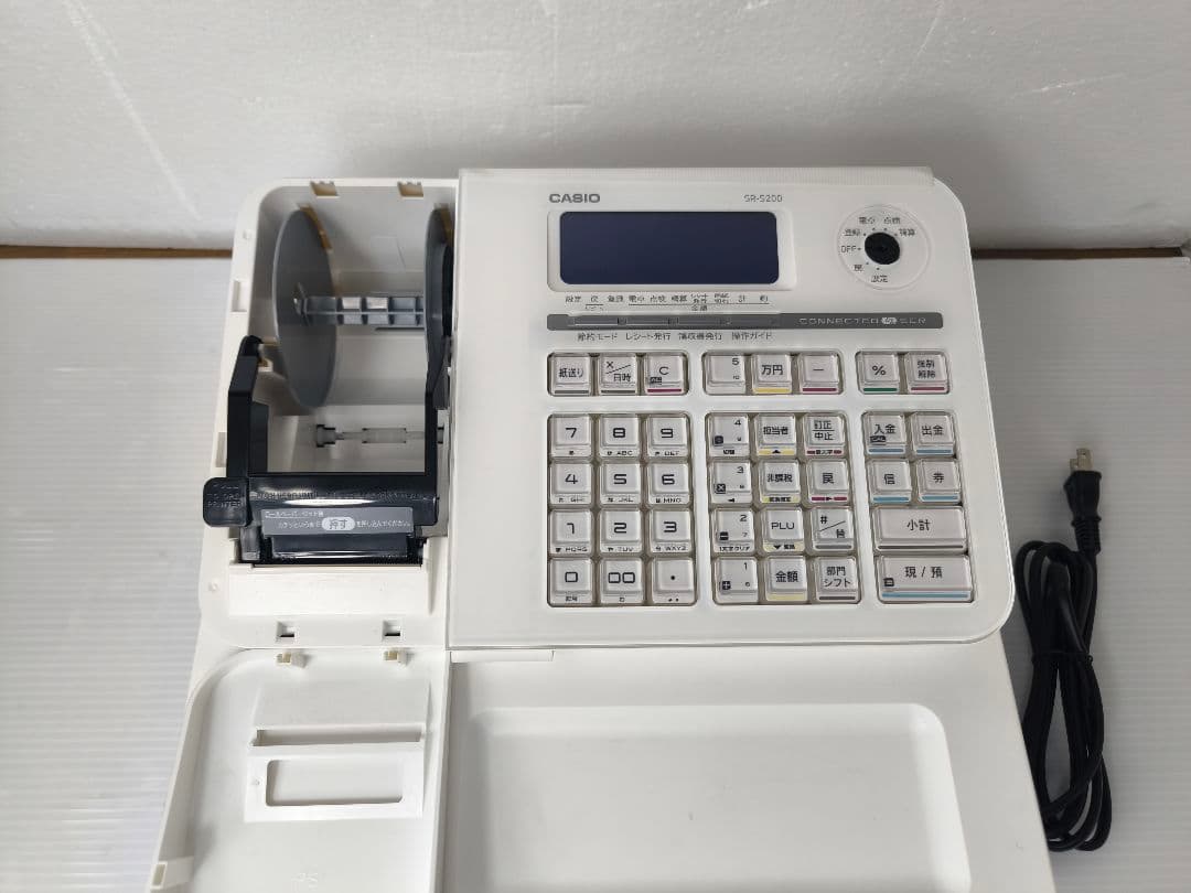 m*3様 新品（展示品）　カシオ　レジスター　SR-S200 - WH