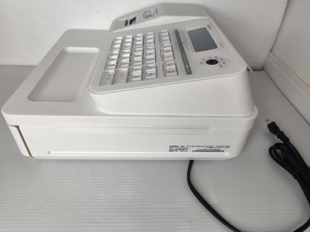 m*3様 新品（展示品）　カシオ　レジスター　SR-S200 - WH