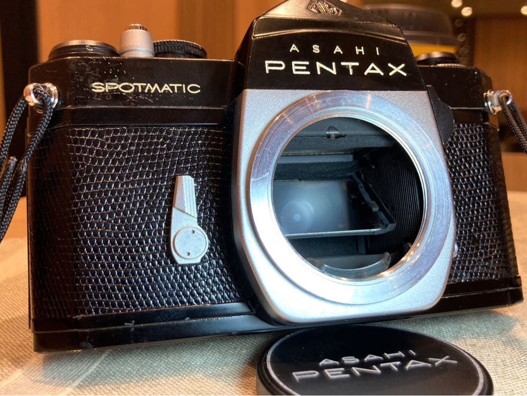 個性派ペンギンカラー★pentax sp +タクマー1.8★完動＊美品＊初期保証