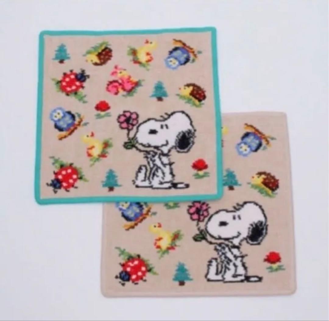 フェイラー ハイジ スヌーピー ハンカチ 阪急限定　グリーン　新品