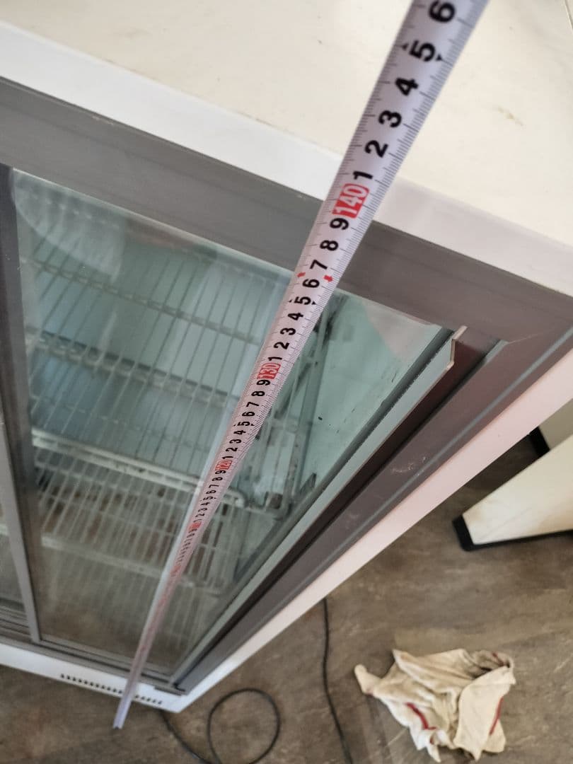 ガラス扉冷蔵庫 3段 約幅60cm