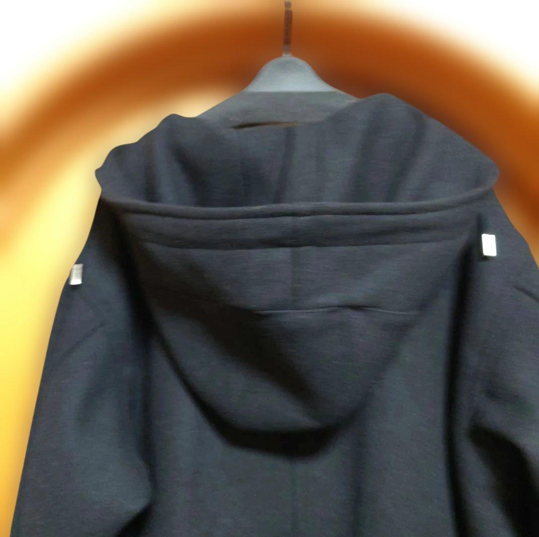 SHIPS any メルトン ウール ミックス M-51 モッズ コート 黒