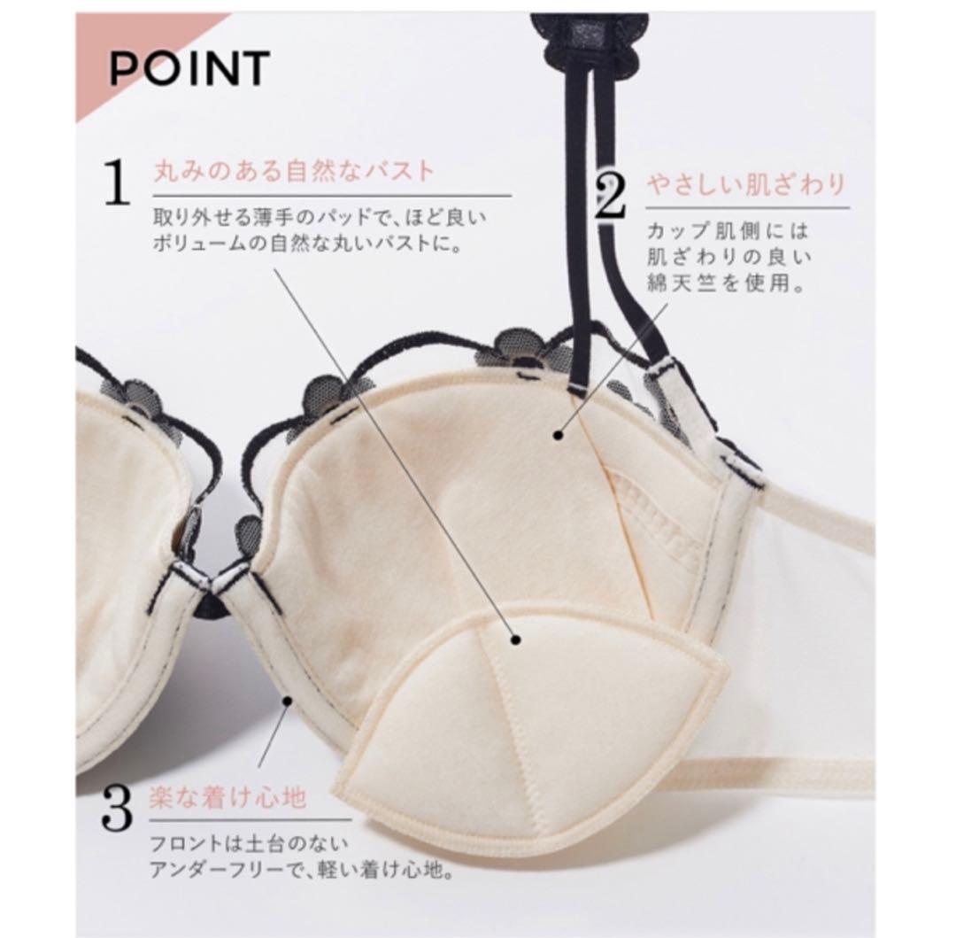 PEACH JOHN マリクワ　デイジーレース　ブラショーツセット　C65