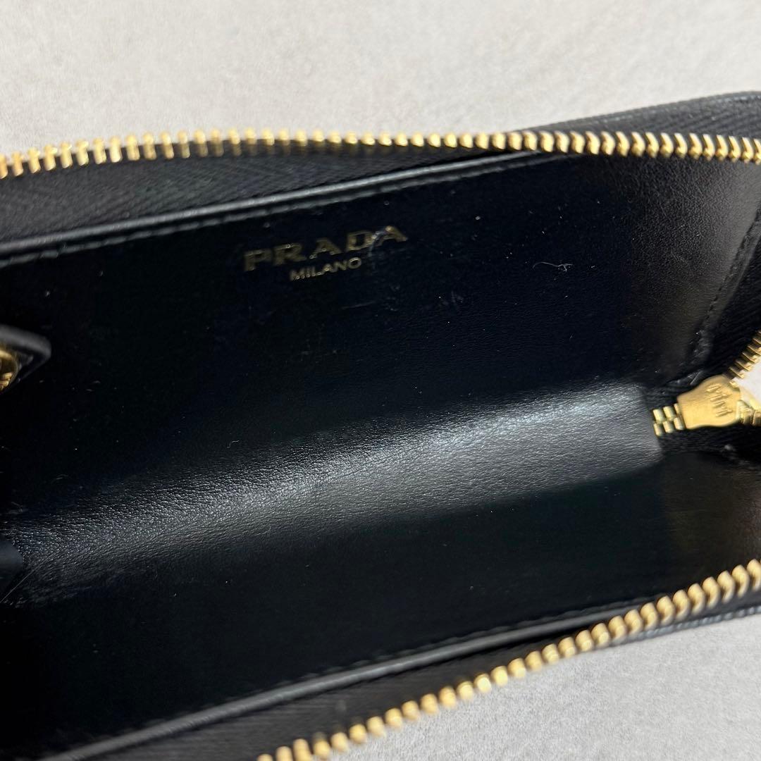 PRADA ヴィッテロムーブ キーリング付き キーケース ブラック