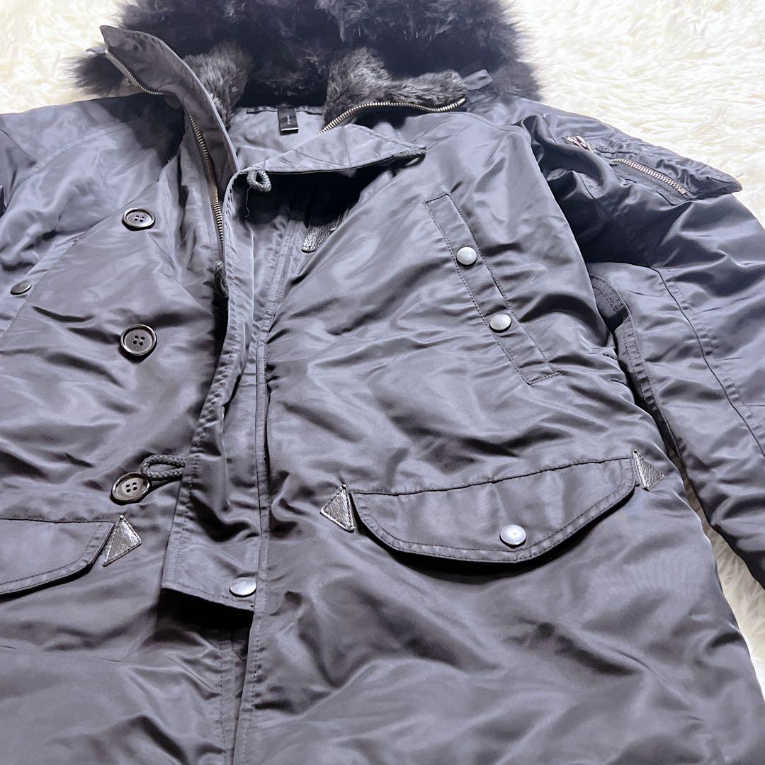 ジャケット・アウター wjk Archive Y2K Fur Hooded Puffer Jacket