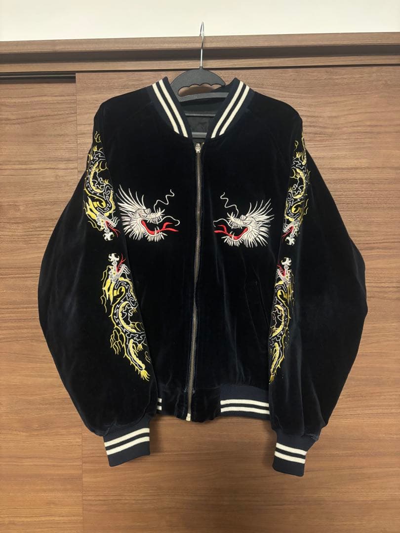 【髑髏】ベロアスカジャン