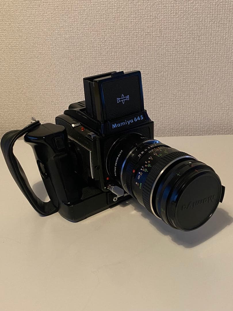 美品 MAMIYA M645 1000S レンズセット電動巻き上げグリップ付き