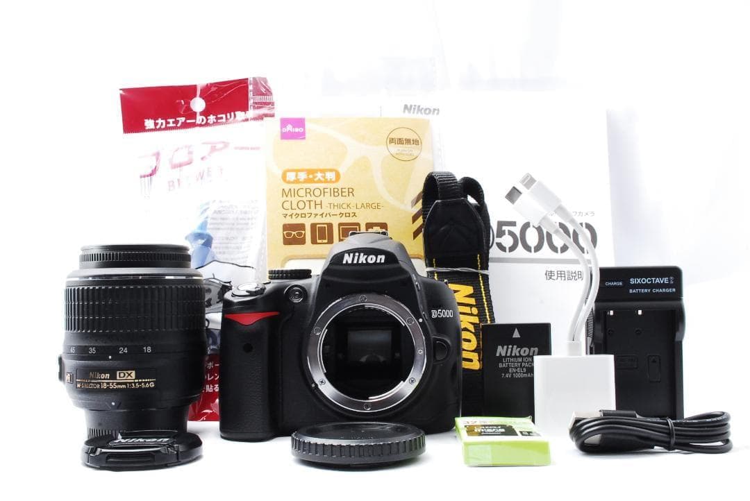 初心者にオススメ✨ニコン D5000✨一眼レフカメラ✨レンズセット✨入門機